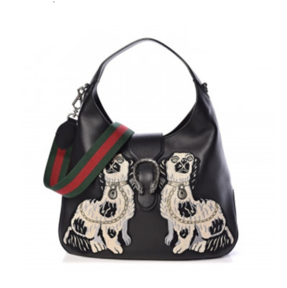 gucci bag with dog design